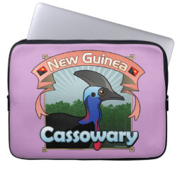 New Guinea Cassowary Neoprene Laptop Sleeve 13 inch