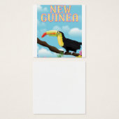 New Guinea Toucan travel poster (Front & Back)