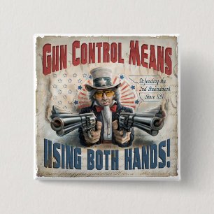 New Gun Rights Gear Button