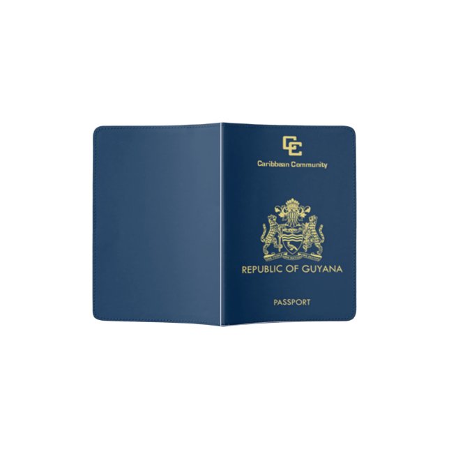 New Guyana passport holder (Opened)