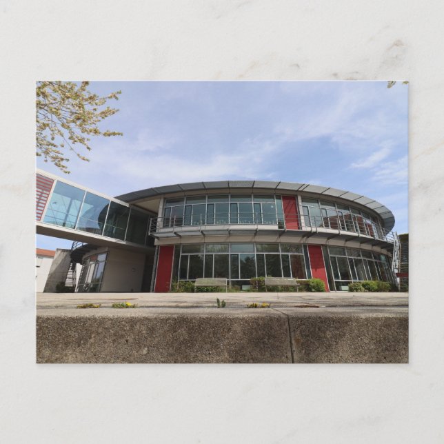 NEW HAAGER REAL SCHOOL IN SPRING POSTCARD (Front)