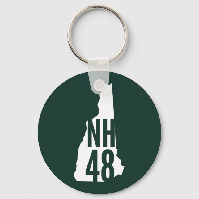 New Hampshire 4000 Footer Keychain (Front)