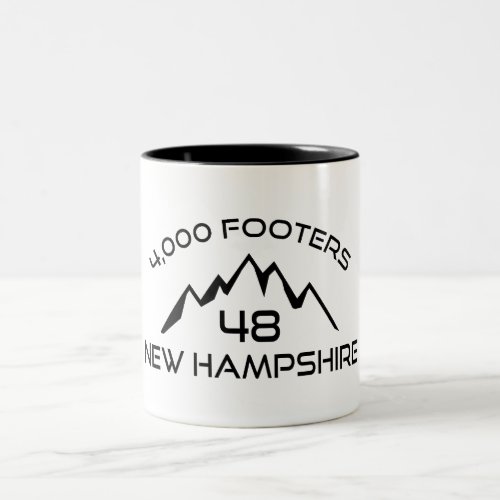 New Hampshire 4000 Footers Mountain Two_Tone Coffee Mug