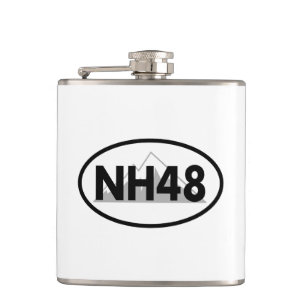New Hampshire 48 Oval Flask