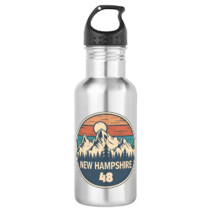 New Hampshire 48 Sunset Stainless Steel Water Bottle