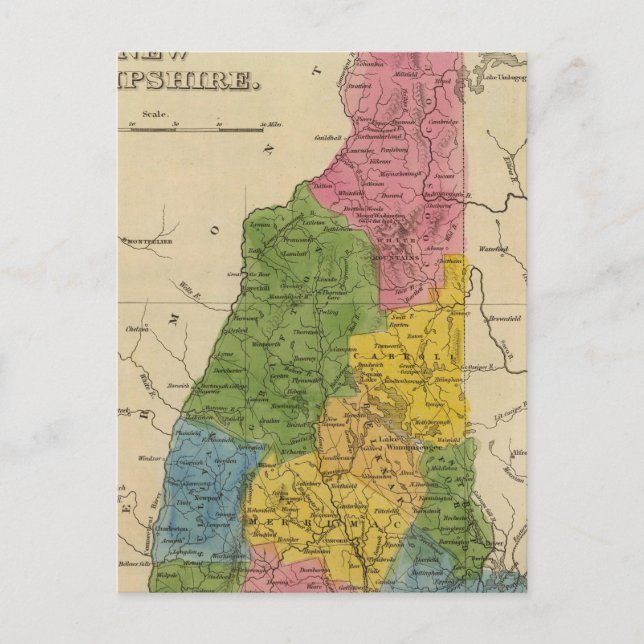 New Hampshire 6 Postcard (Front)