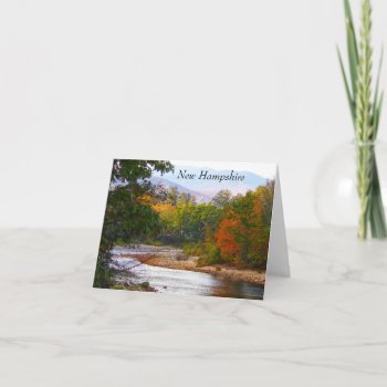 New Hampshire Autumn  Card by RenderlyYours at Zazzle