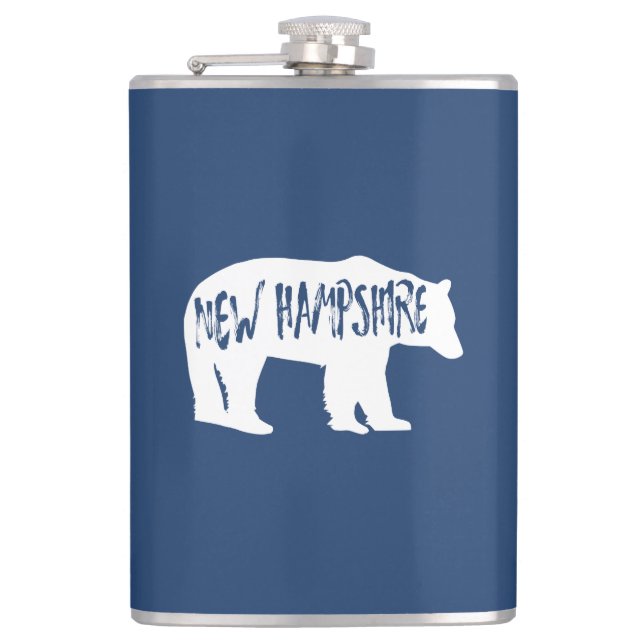 New Hampshire Bear Flask (Front)