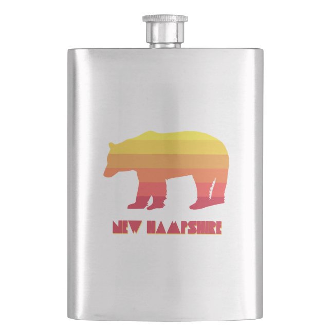 New Hampshire Bear Flask (Front)