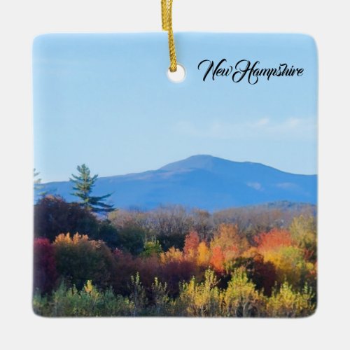 New Hampshire  Ceramic Ornament