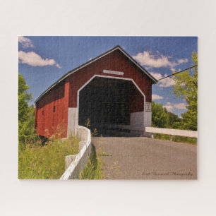 New Hampshire Covered Bridge - Jigsaw Puzzle
