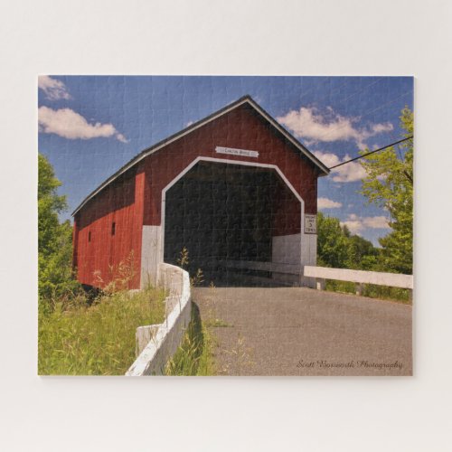 New Hampshire Covered Bridge _ Jigsaw Puzzle