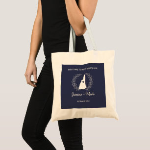 New Hampshire Destination Wedding Welcome  Tote Bag