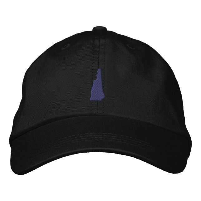 New Hampshire Embroidered Baseball Cap (Front)
