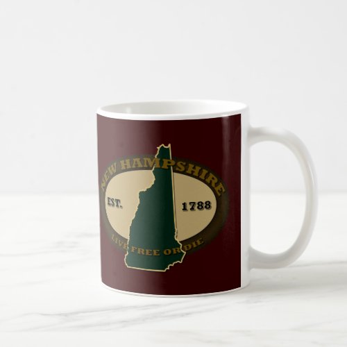 New Hampshire Est 1788 Coffee Mug