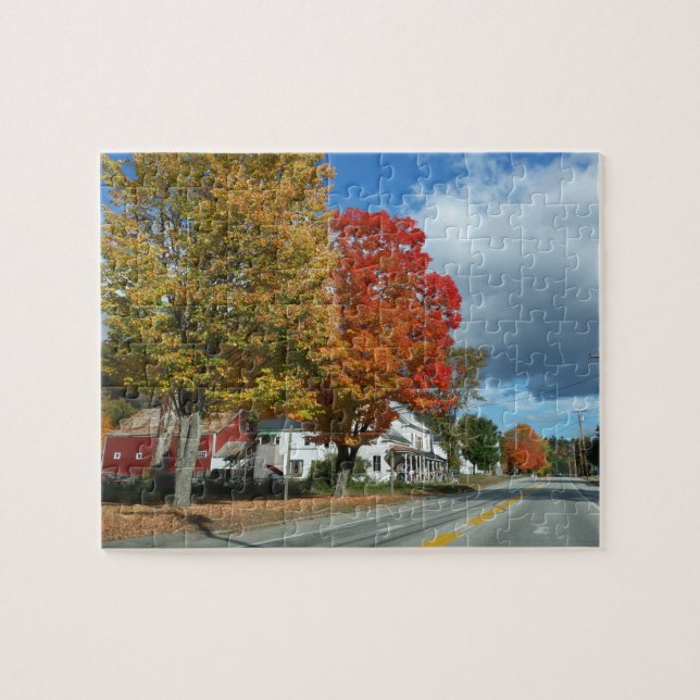 New Hampshire Fall Colors Jigsaw Puzzle (Horizontal)
