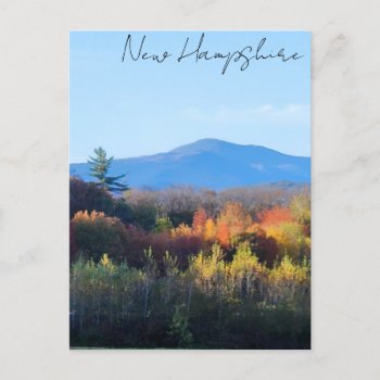 New Hampshire Fall  White Mountains  Postcard by RenderlyYours at Zazzle