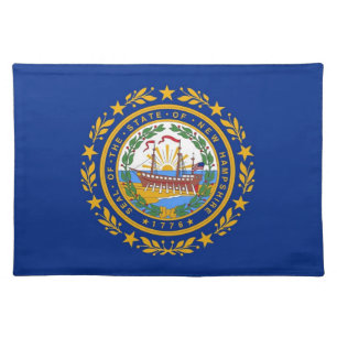 New Hampshire Flag American MoJo Placemat