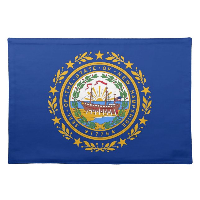 New Hampshire Flag American MoJo Placemat (Front)