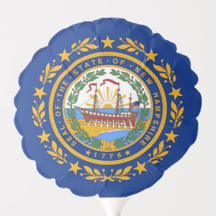 New Hampshire Flag Balloon