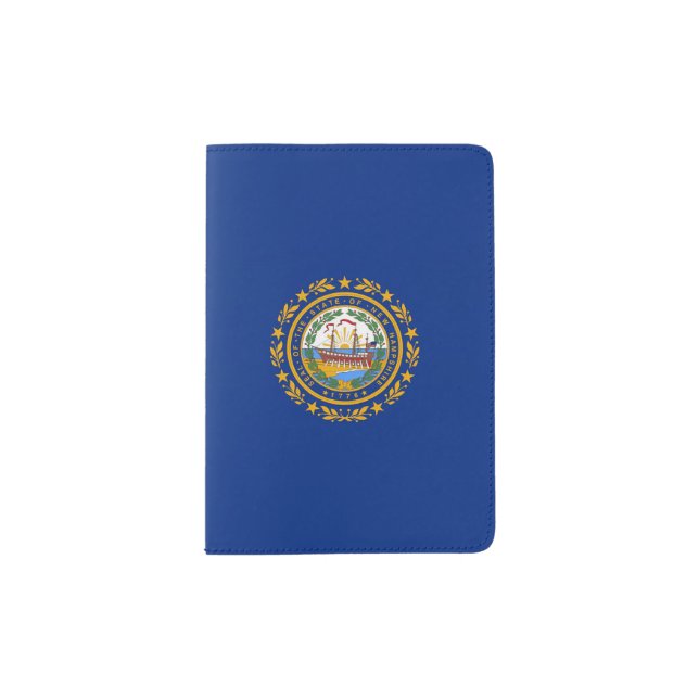 New Hampshire Flag Passport Holder (Front)