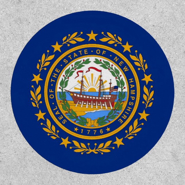 New Hampshire Flag Patch (Front)