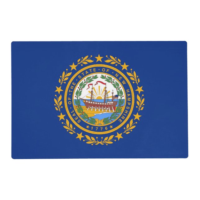 New Hampshire Flag Placemat (Front)