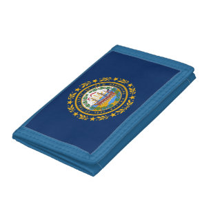 New Hampshire flag Trifold Wallet