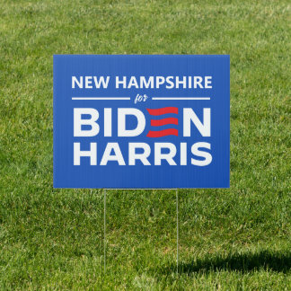 New Hampshire for Biden Harris Sign
