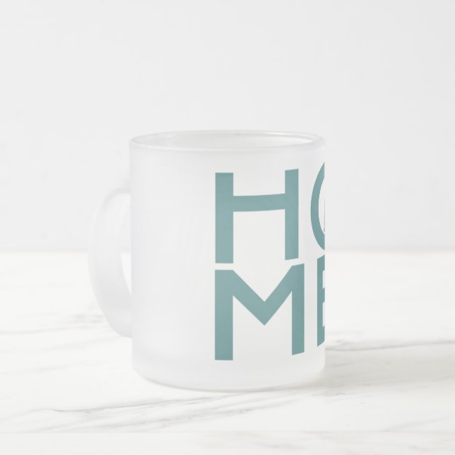 New Hampshire frosty glass mug (Front Left)