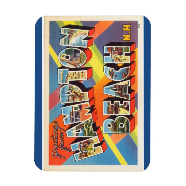 New Hampshire, Hampton Beach Magnet (Vertical)