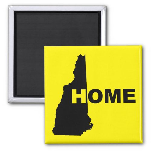 New Hampshire Home Away From State Fridge Magnet