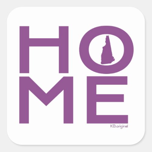 New Hampshire HOME sticker