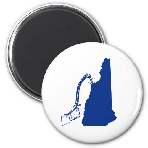 New Hampshire Ice Climbing Magnet