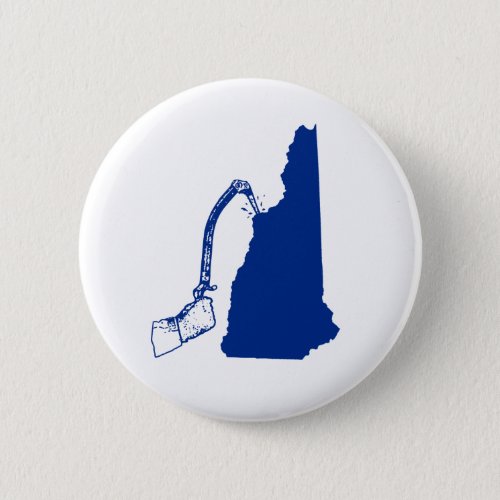 New Hampshire Ice Climbing Pinback Button