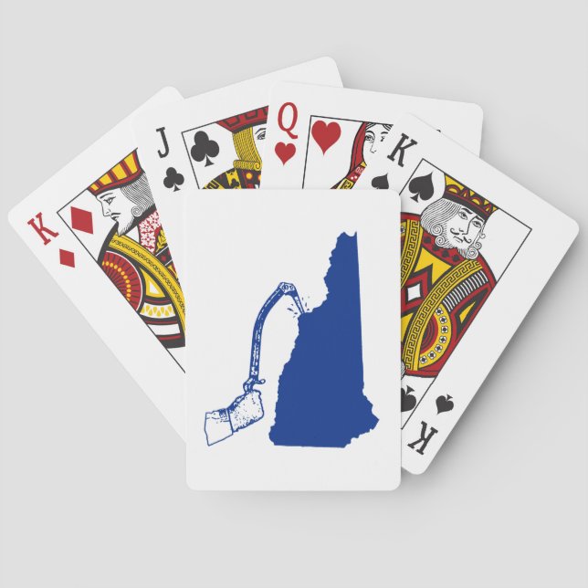 New Hampshire Ice Climbing Poker Cards (Back)