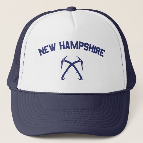 New Hampshire Ice Climbing Trucker Hat