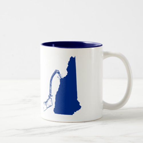 New Hampshire Ice Climbing Two_Tone Coffee Mug