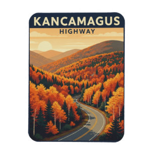New Hampshire Kancamagus Highway Travel Magnet