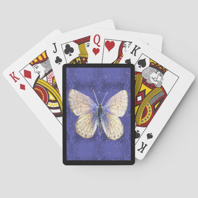 New Hampshire Karner Blue Butterfly Poker Cards (Back)