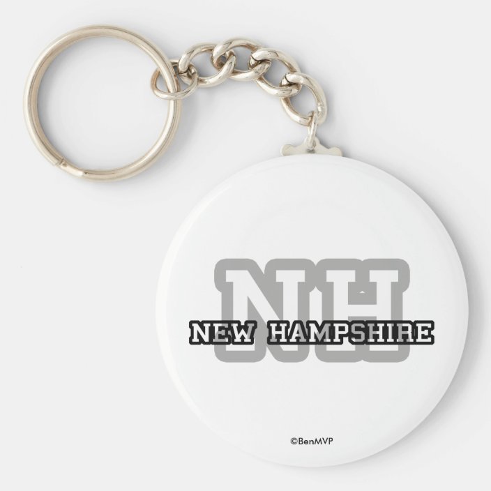 New Hampshire Key Chain