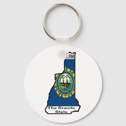 New Hampshire Keychain