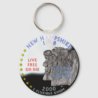 New Hampshire Keychain