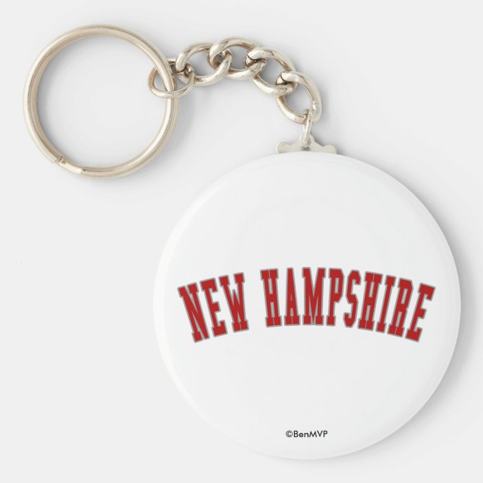 New Hampshire Keychain