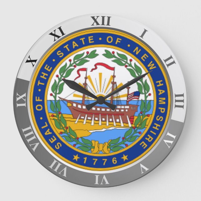 New Hampshire Large Clock (Front)