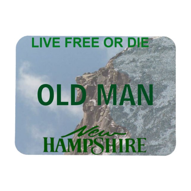 New Hampshire License Plate Flexible Magnet (Horizontal)