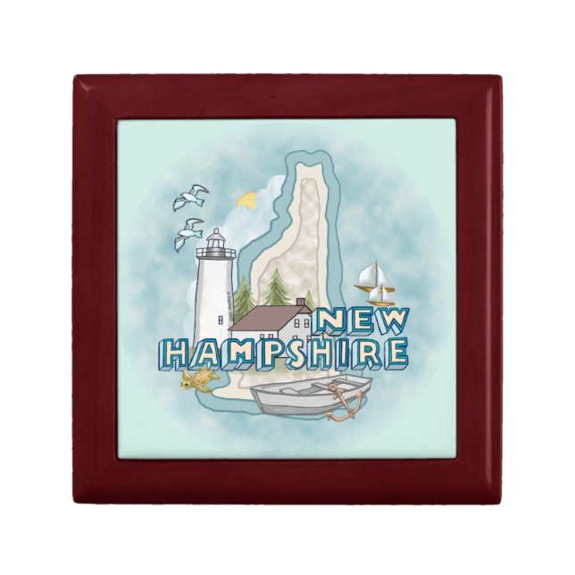 New Hampshire Lighthouse Gift Box (Front)