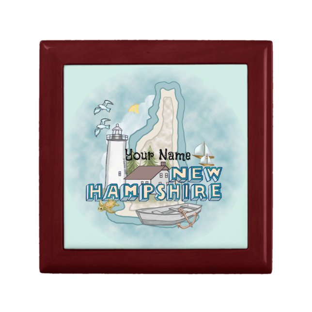 New Hampshire Lighthouse Gift Box (Front)