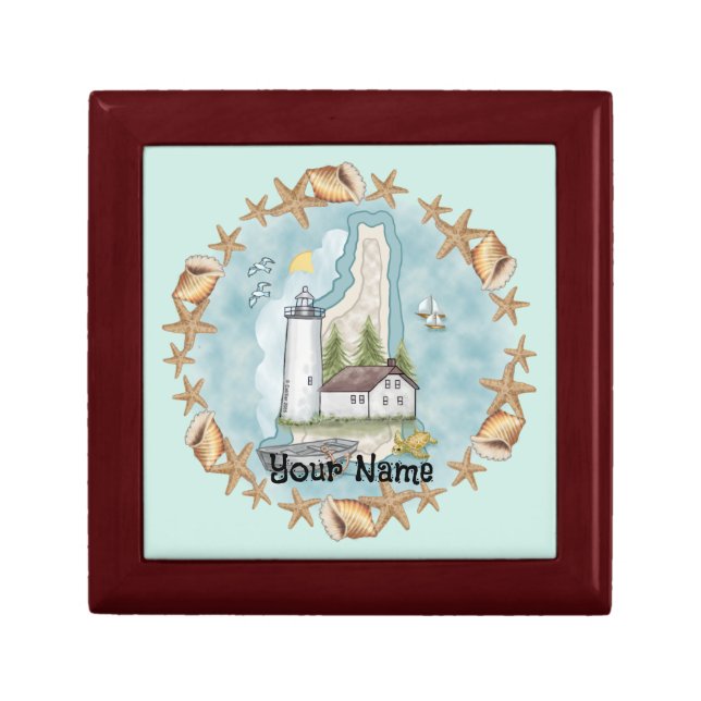 New Hampshire Lighthouse Gift Box (Front)