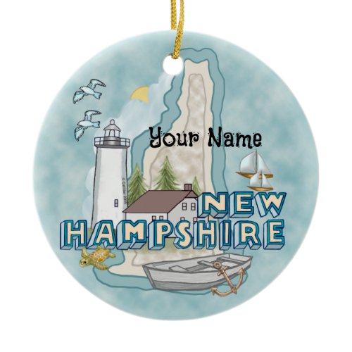 New Hampshire Lighthouse Ornament